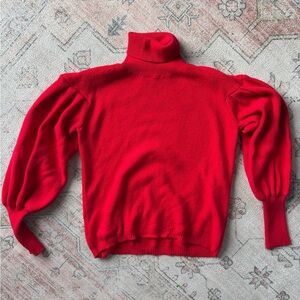 Red Turtleneck Sweater